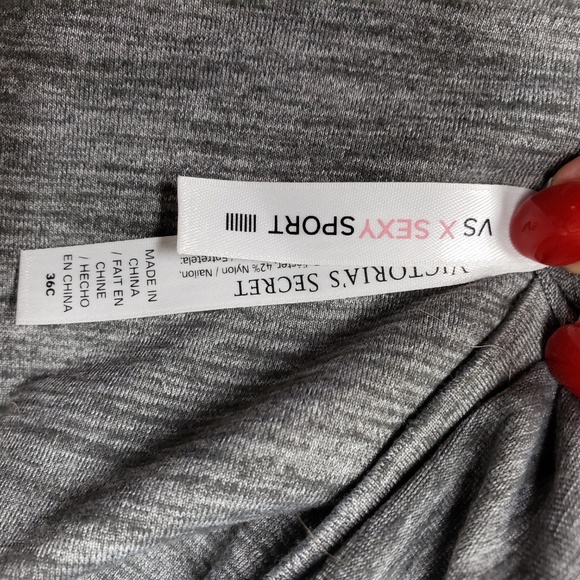 VSx Sexy Sport V--neck Tank Top 36 C - Picture 3 of 5